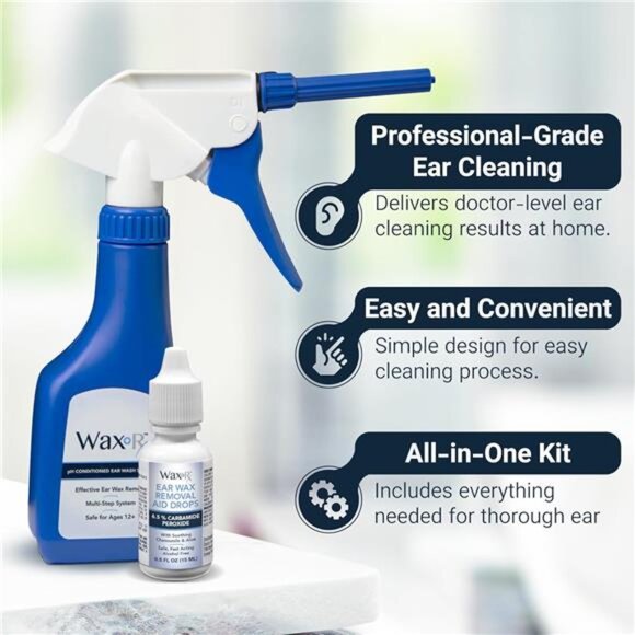 Wax-Rx Ph Conditioned Ear Wash System, 15.2 Ounce - Picture 2 of 8